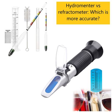 refractometer vs hydrometer brewing|refractometer use.